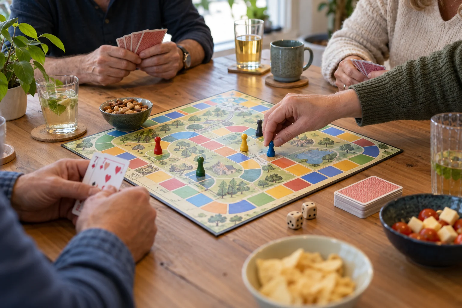 Sfeerbeeld bij Borrel met spelletjesmiddag
