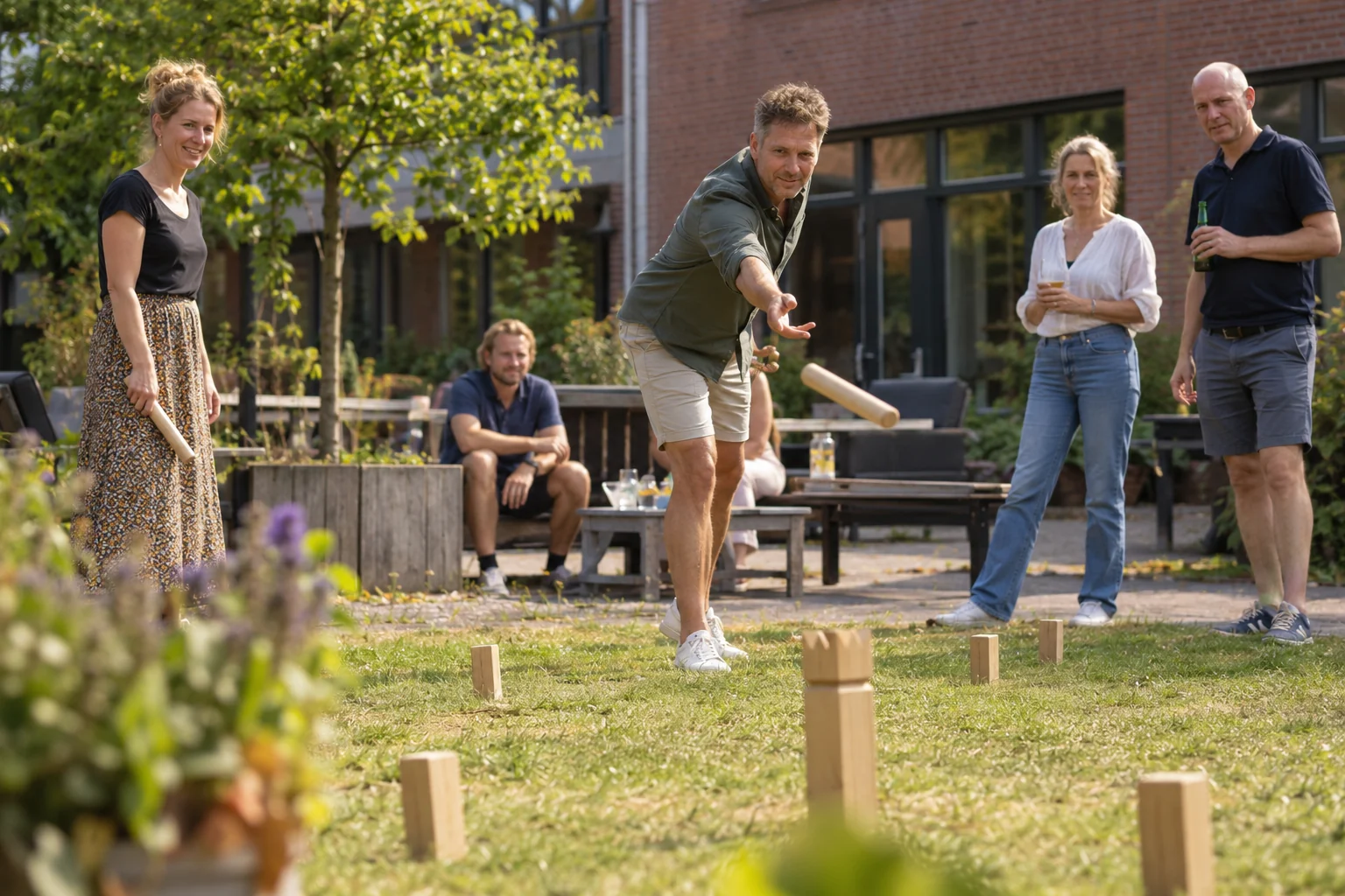 Sfeerbeeld bij Zomerborrel met spelletjes