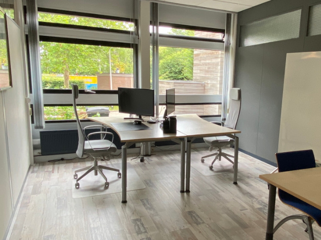 Flexwerk kantoor voor 4 personen in Drenthe
